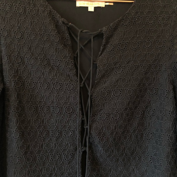 Urban Outfitters Lace up Black Dress - Picture 4 of 4